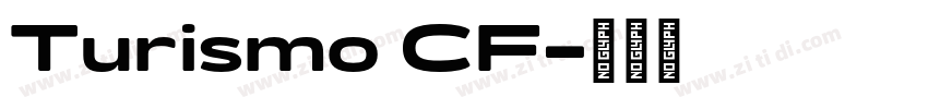 Turismo CF字体转换
